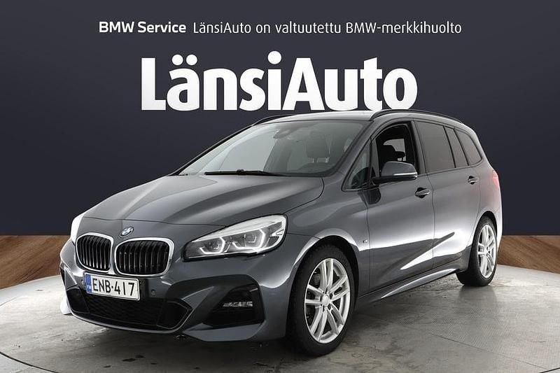 Käytetty BMW 218 Gran Tourer M Sport 136 HP (100 kW) 2021 Harmaa Tila-auto