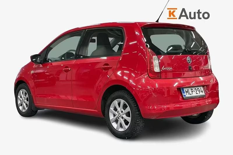 Käytetty Skoda Citigo Elegance 75 HP (55 kW) 2013 Punainen Viistoperä