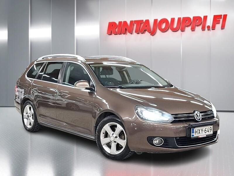 Käytetty VW Golf VI Highline 122 HP (89 kW) 2011 Ruskea Viistoperä