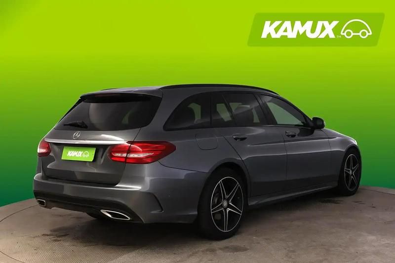 Käytetty Mercedes C220 Business 170 HP (125 kW) 2016 Hopea / harmaa Farmari