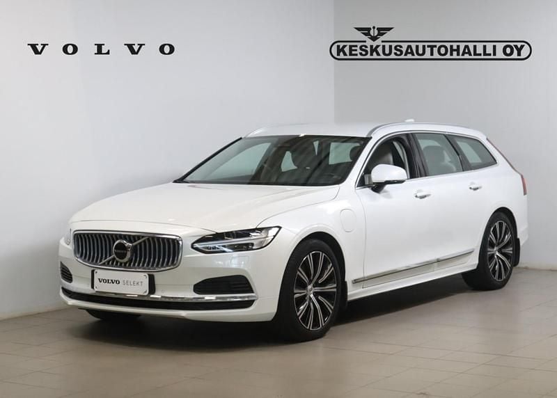 Valkoinen Käytetty 2022 Volvo V90 Business Edition Farmari | 41 900 € - Kuva 1/4