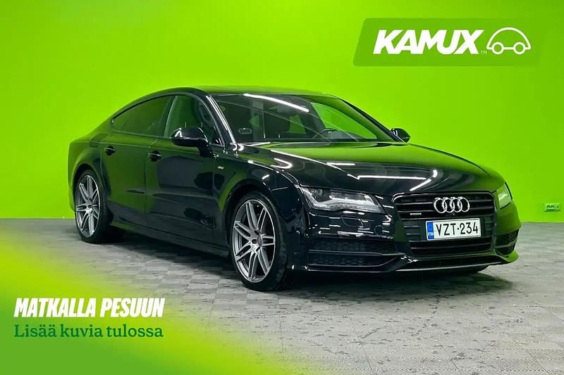 Musta Käytetty 2013 Audi A7 S-Line Sedan | 27 900 € - Kuva 1/4