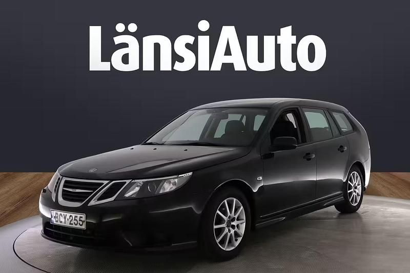 Musta Käytetty 2010 Saab 9-3 Linear Farmari | 8 950 € (Perustarjous) - Kuva 1/4