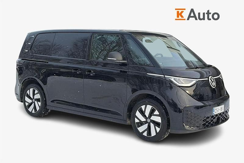 Käytetty VW ID. Buzz Pro 250 kW (340 HP) 2025 Musta Tila-auto