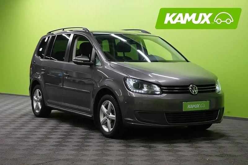 Hopea / harmaa Käytetty 2014 VW Touran Comfortline Tila-auto | 14 490 € (Perustarjous) - Kuva 1/4