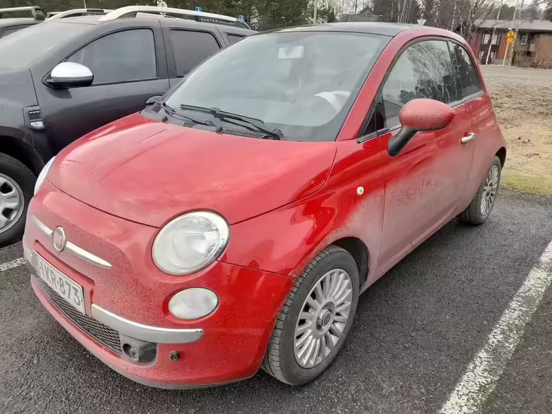 Punainen Käytetty 2012 Fiat 500 Lounge Viistoperä | 6 900 € (Perustarjous) - Kuva 1/3