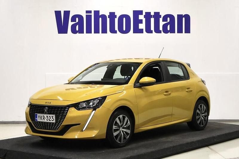 Käytetty Peugeot 208 Active 101 HP (74 kW) 2020 Keltainen Viistoperä