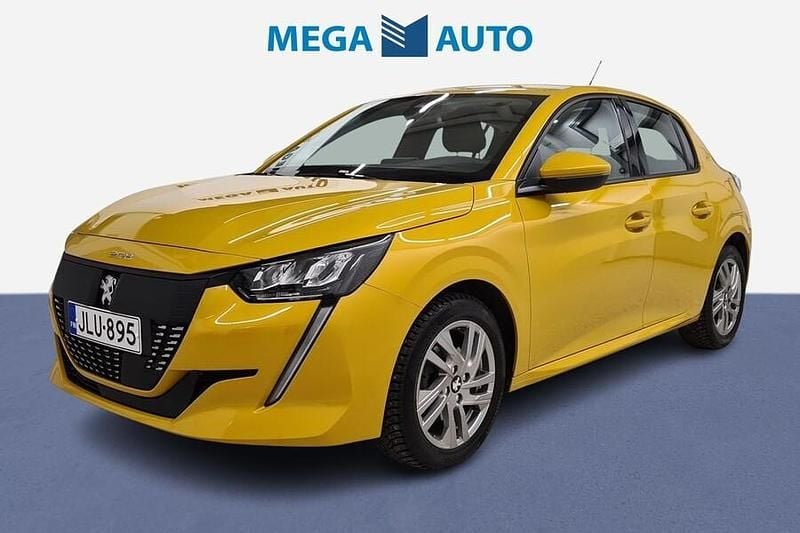 Keltainen Käytetty 2020 Peugeot 208 Allure Viistoperä | 12 900 € (Perustarjous) - Kuva 1/4