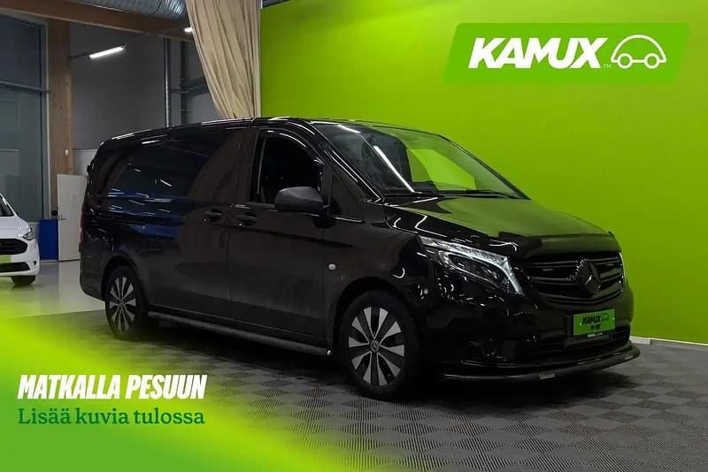 Musta Käytetty 2021 Mercedes Vito Van | 44 490 € (Hieman kallis) - Kuva 1/4