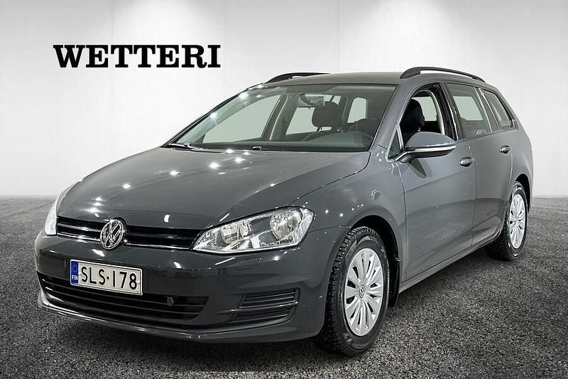 Harmaa Käytetty 2014 VW Golf VII Trendline Farmari | 8 900 € (Perustarjous) - Kuva 1/3