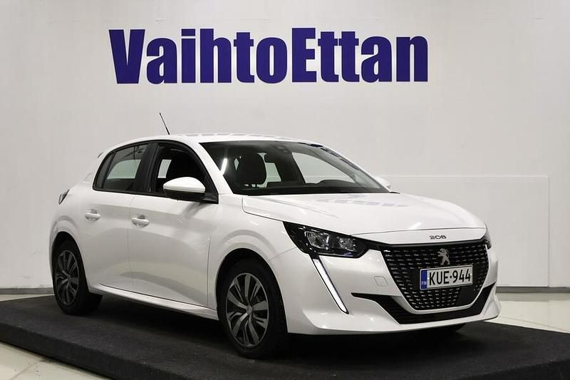 Käytetty Peugeot 208 Active 75 HP (55 kW) 2020 Valkoinen Viistoperä