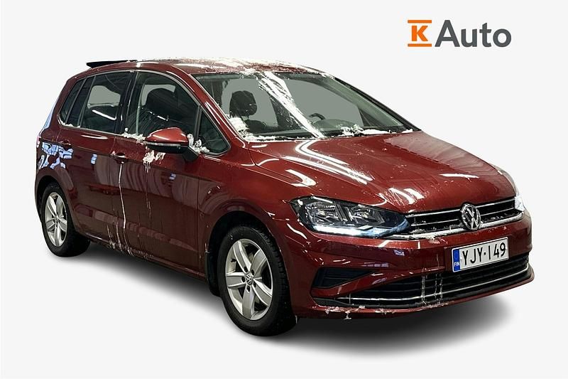 Käytetty VW Golf Sportsvan Comfortline 131 HP (96 kW) 2018 Sininen Tila-auto