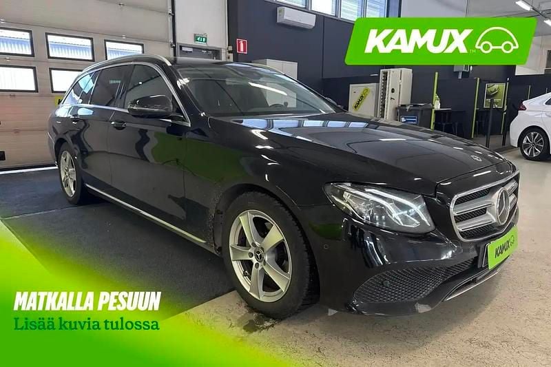 Käytetty Mercedes E220 Business 194 HP (142 kW) 2017 Musta Farmari