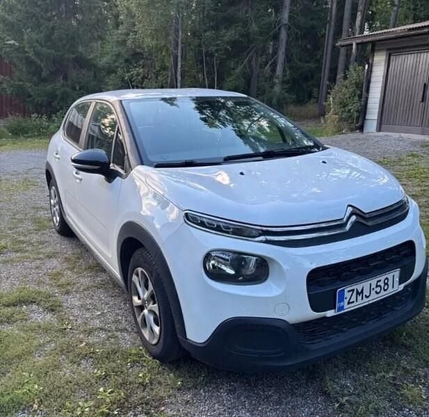 Käytetty Citroën C3 Feel 83 HP (61 kW) 2018 Valkoinen Viistoperä
