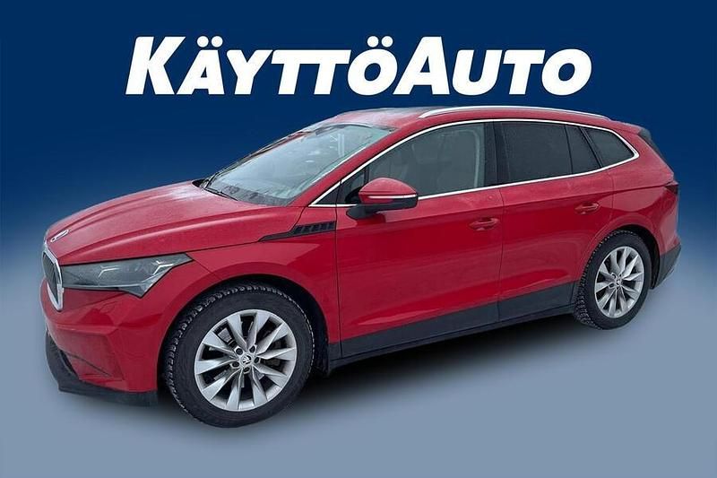 Punainen Käytetty 2022 Skoda Enyaq iV Comfort Katumaasturi | 34 500 € (Perustarjous) - Kuva 1/1