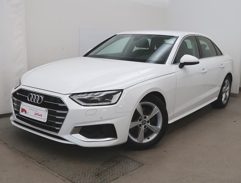 Valkoinen Käytetty 2020 Audi A4 Advanced Plus Sedan | 29 900 € (Kallis) - Kuva 1/3