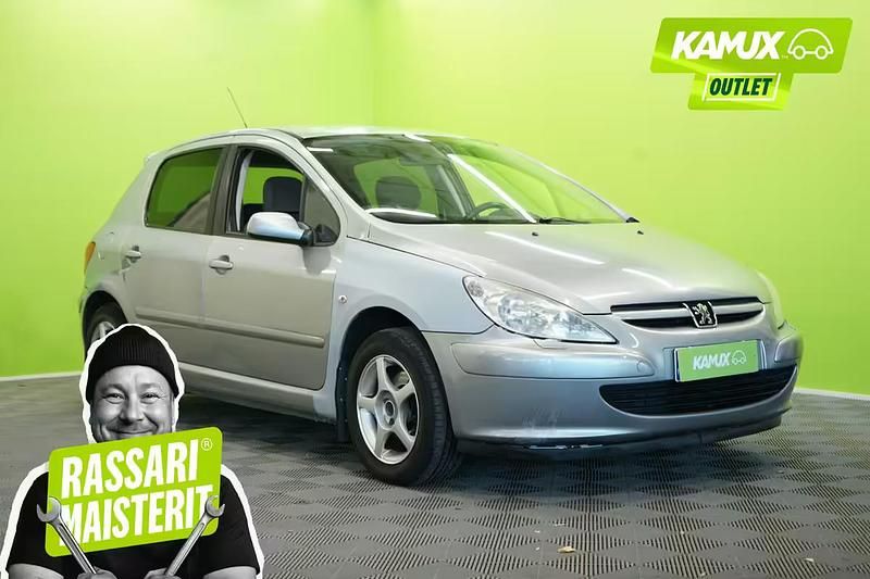Hopea / harmaa Käytetty 2002 Peugeot 307 Sedan | 900 € (Perustarjous) - Kuva 1/4
