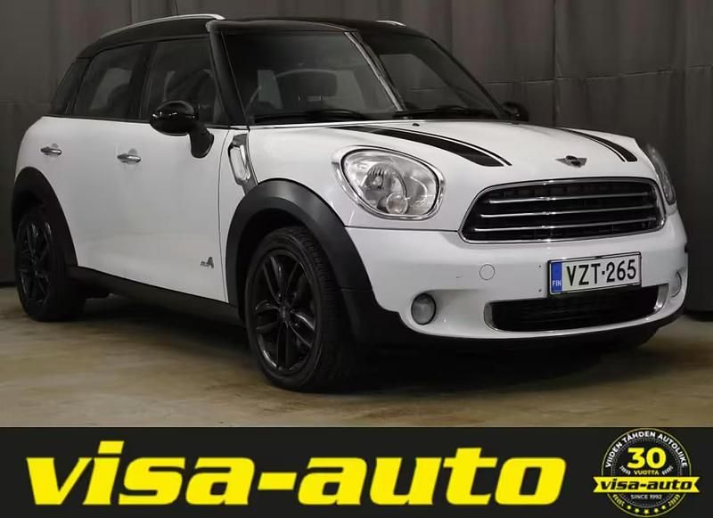 Valkoinen Käytetty 2011 Mini Cooper D Countryman Katumaasturi | 8 490 € - Kuva 1/4