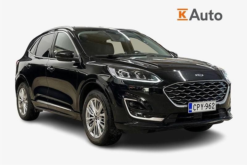 Musta Käytetty 2022 Ford Kuga Vignale Katumaasturi | 26 900 € (Perustarjous) - Kuva 1/3
