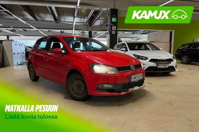 Käytetty VW Polo Style 95 HP (69 kW) 2014 Punainen Viistoperä