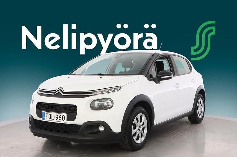 Valkoinen Käytetty 2020 Citroën C3 Feel Viistoperä | 7 900 € (Hyvä tarjous) - Kuva 1/3