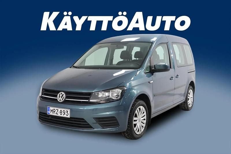 Käytetty VW Caddy Trendline 125 HP (91 kW) 2016 Met.vihreä Tila-auto