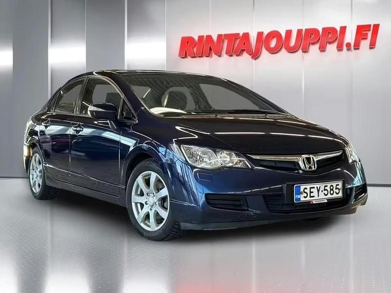 Sininen Käytetty 2007 Honda Civic Comfort Sedan | 3 800 € (Supertarjous) - Kuva 1/4