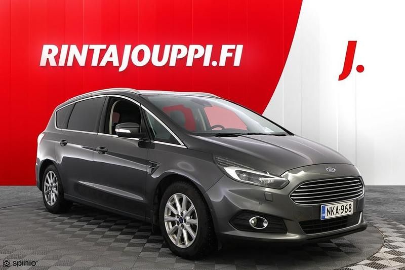 Harmaa Käytetty 2016 Ford S-MAX Business Edition Tila-auto | 17 680 € (Hieman kallis) - Kuva 1/3