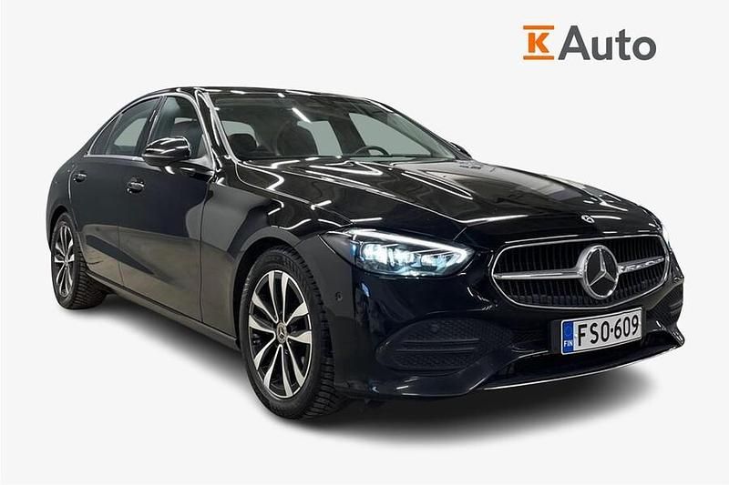 Musta Käytetty 2022 Mercedes C300e Business Sedan | 42 900 € (Kallis) - Kuva 1/3