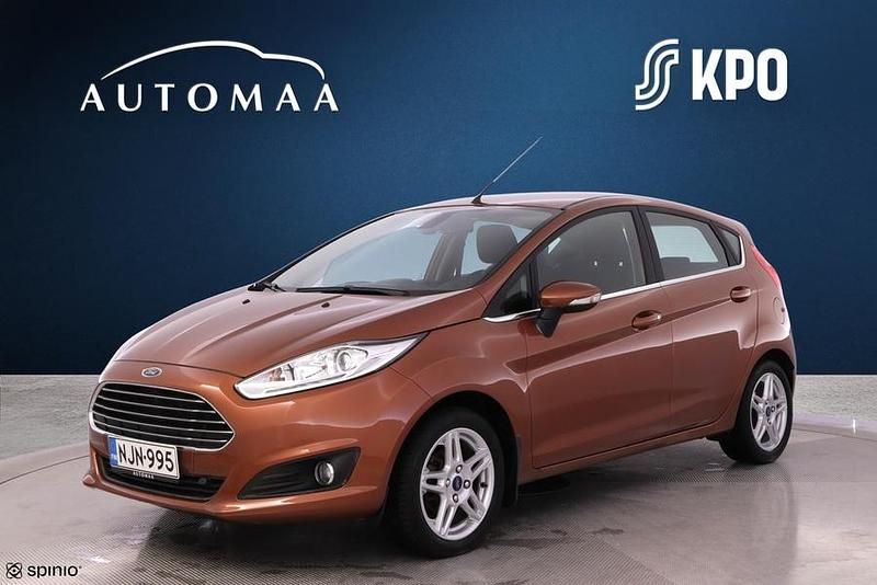 Ruskea Käytetty 2014 Ford Fiesta Titanium Viistoperä | 7 900 € (Perustarjous) - Kuva 1/3
