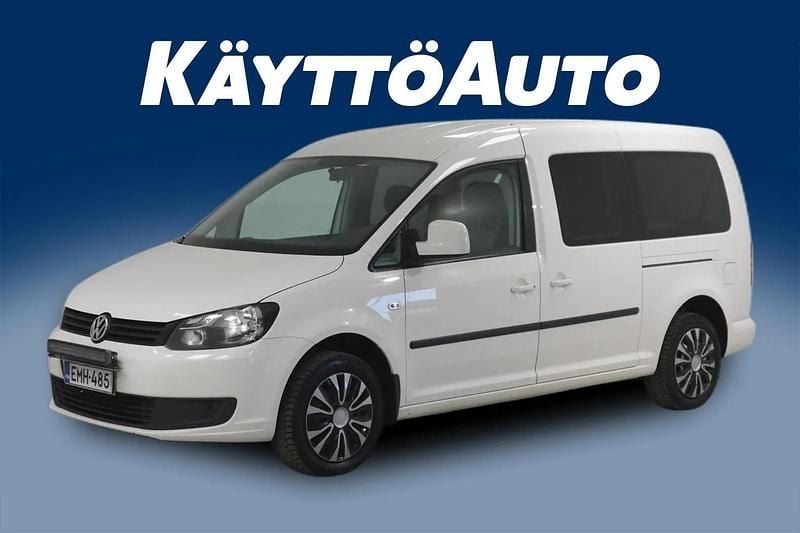 Candyweiss Käytetty 2013 VW Caddy Maxi Trendline Tila-auto | 10 900 € (Hyvä tarjous) - Kuva 1/4