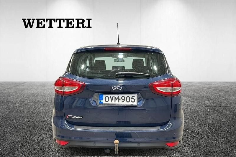 Käytetty Ford C-MAX Titanium 120 HP (88 kW) 2017 Sininen Tila-auto
