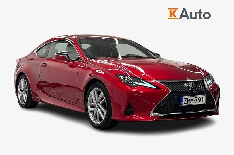 Punainen Käytetty 2019 Lexus RC300h Executive Line Coupe - kaksiovinen | 31 900 € - Kuva 1/3