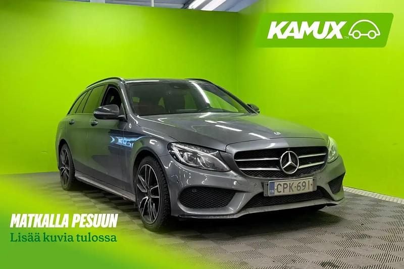 Käytetty Mercedes C350e AMG 279 HP (205 kW) 2018 Hopea / harmaa Farmari