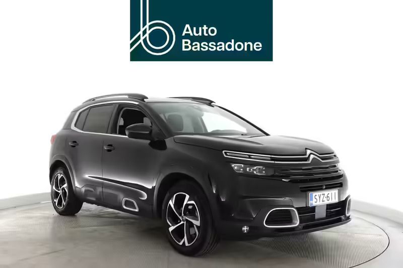 Musta Käytetty 2021 Citroën C5 Aircross PureTech Katumaasturi | 21 390 € (Perustarjous) - Kuva 1/4
