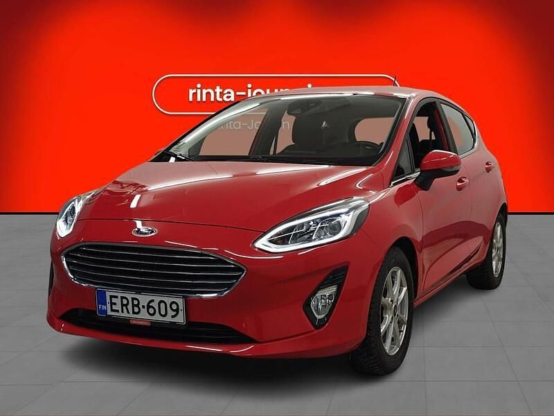 Punainen Käytetty 2019 Ford Fiesta Titanium Viistoperä | 13 890 € (Hieman kallis) - Kuva 1/3