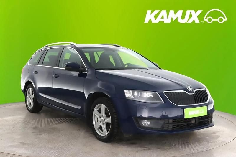 Sininen Käytetty 2015 Skoda Octavia Style Farmari | 9 480 € (Hyvä tarjous) - Kuva 1/4