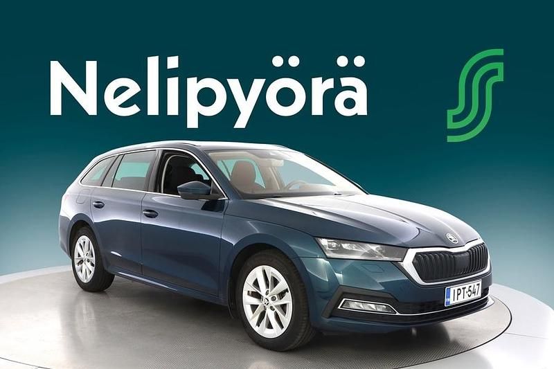 Käytetty Skoda Octavia G-TEC Style 131 HP (96 kW) 2022 Sininen Farmari