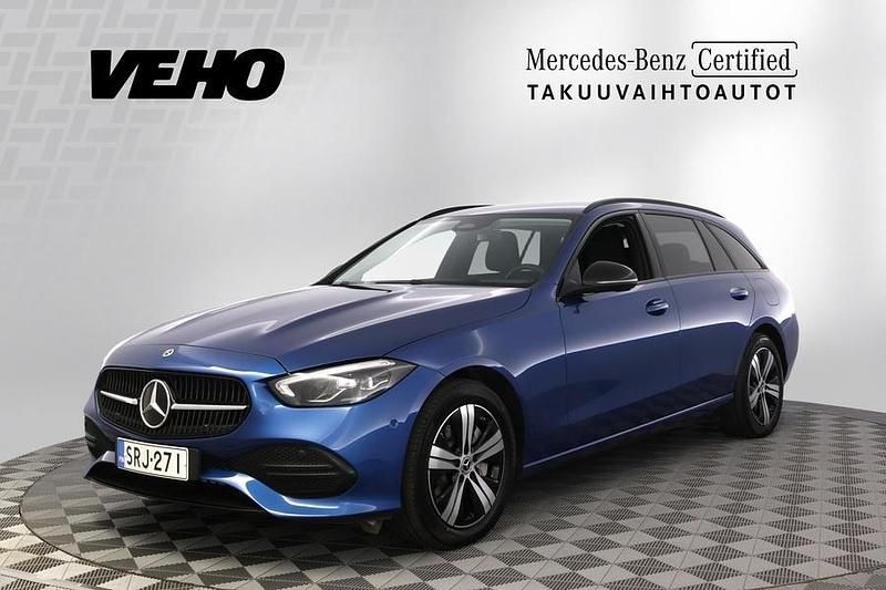 Vihreä Käytetty 2024 Mercedes C300e Business Farmari | 45 400 € (Perustarjous) - Kuva 1/4