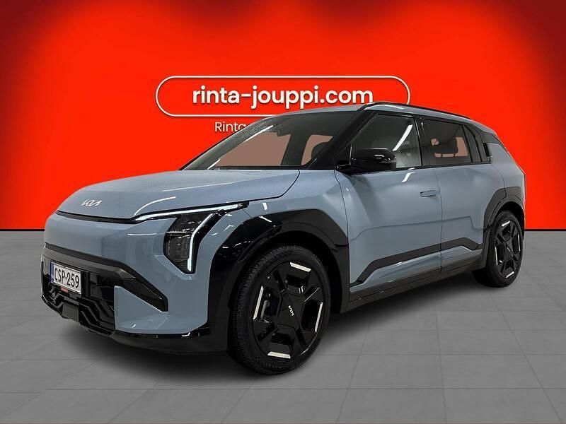 Sininen Uusi 2025 Kia EV3 GT-Line Katumaasturi | 43 490 € (Hyvä tarjous) - Kuva 1/3