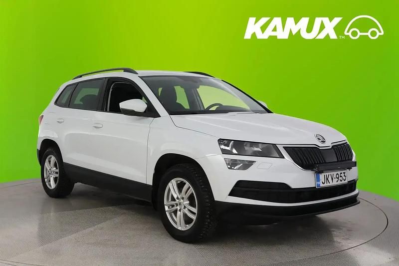 Valkoinen Käytetty 2018 Skoda Karoq Ambition Katumaasturi | 16 780 € (Hieman kallis) - Kuva 1/4