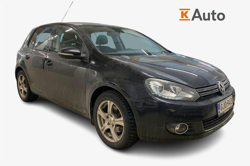 Käytetty VW Golf VI Highline 122 HP (89 kW) 2011 Musta Viistoperä