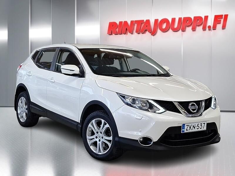 Valkoinen Käytetty 2015 Nissan Qashqai Acenta Katumaasturi | 8 700 € (Perustarjous) - Kuva 1/3