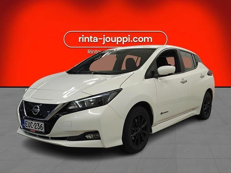 Valkoinen Käytetty 2018 Nissan Leaf Acenta Viistoperä | 13 490 € (Kallis) - Kuva 1/3