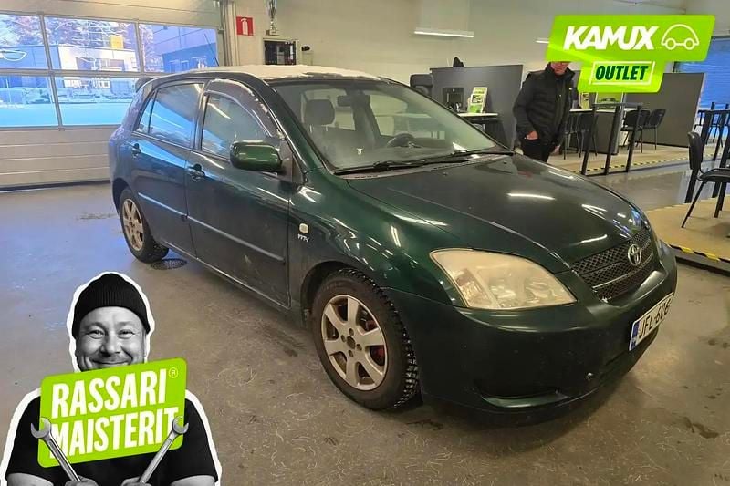 Käytetty Toyota Corolla 110 HP (80 kW) 2004 Vihreä Sedan
