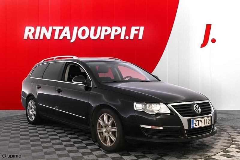 Musta Käytetty 2008 VW Passat Comfortline Farmari | 3 880 € - Kuva 1/3