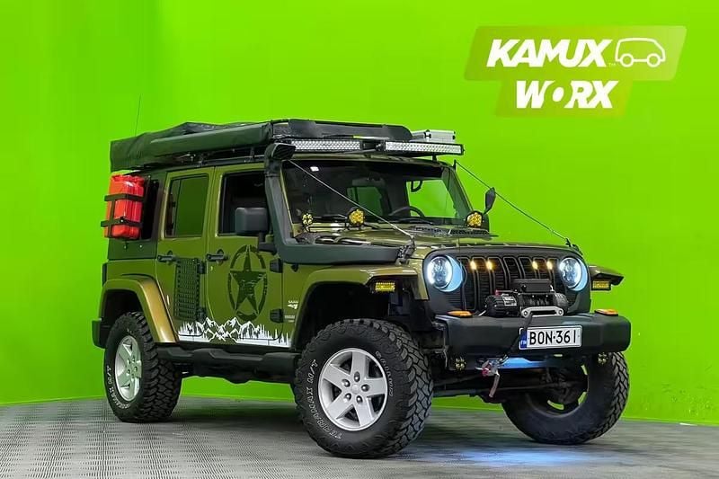 Vihreä Käytetty 2008 Jeep Wrangler Katumaasturi | 29 799 € - Kuva 1/4