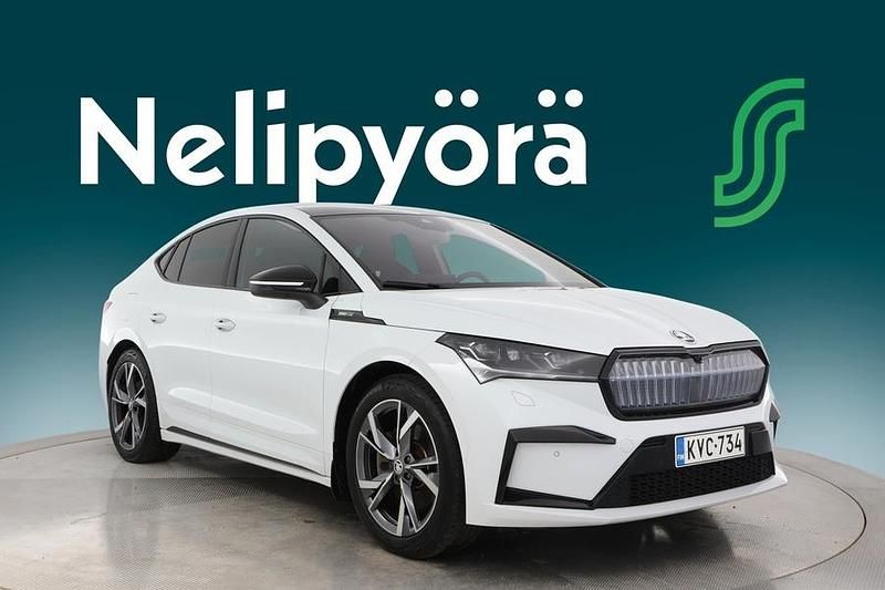 Käytetty Skoda Enyaq iV SportLine 194 kW (265 HP) 2023 Valkoinen Katumaasturi