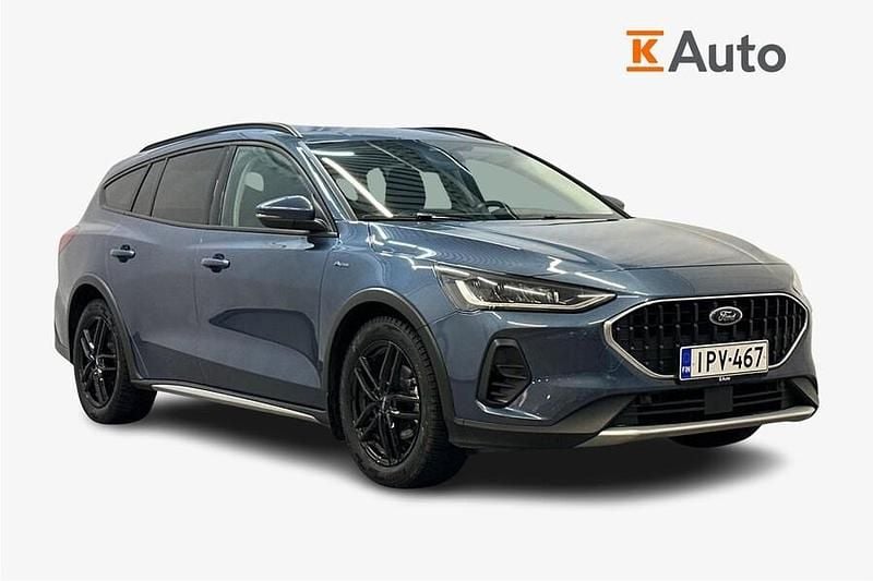 Met. sininen Käytetty 2022 Ford Focus Active Farmari | 17 900 € (Supertarjous) - Kuva 1/3