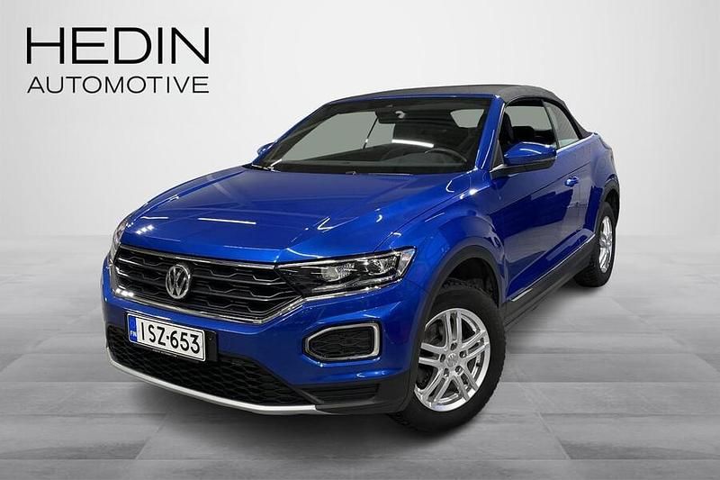 Käytetty VW T-Roc Cabriolet Style 150 HP (110 kW) 2020 Sininen Avoauto
